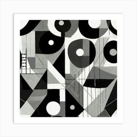 Picasso Like Piece That Represents Music Art Print