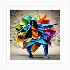 Origami Dancer 141 Art Print