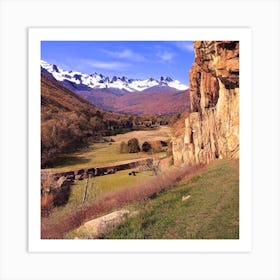 Valley In The Mountains Art Print