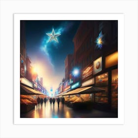 Christmas In The City Art Print