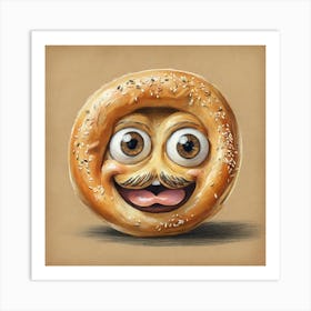 Bagel 16 Art Print