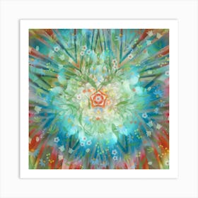 Floral Explosion Art Print