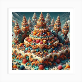 3d Fractal Art 1 Art Print