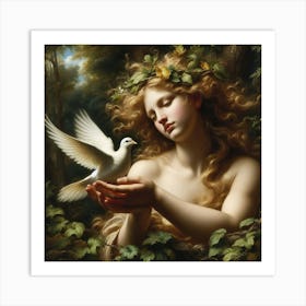 Dove Of Peace 4 Art Print