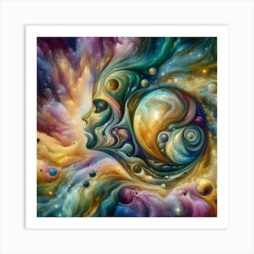 Psychedelic Painting 11 Art Print