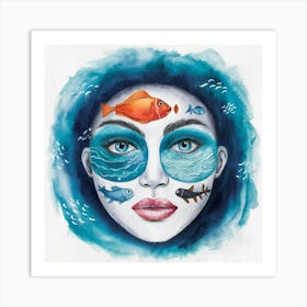 Face Of The Sea Art Print