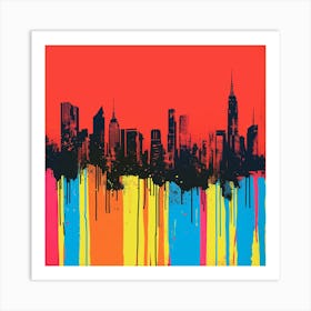 New York Skyline Canvas Print Art Print