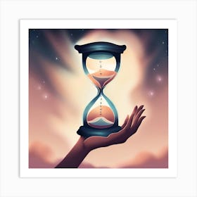 Hourglass In The Sky Art Print