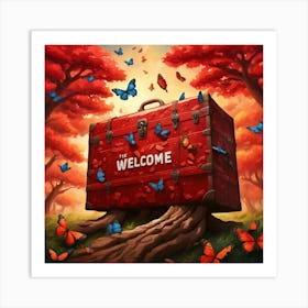 Welcome To The Forest Art Print