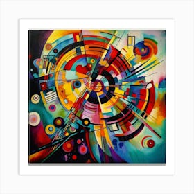 Abstract Canvas Art Art Print