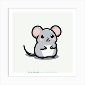 Cute Mouse 6 Art Print