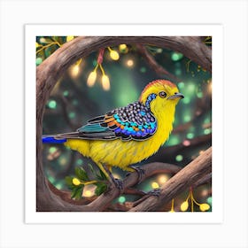 Colorful Bird 1 Art Print