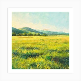 Green Meadow Art Print