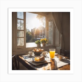 Breakfast In The Morning Art Print