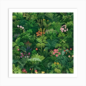 Tropical Jungle Art Print