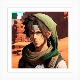 Find Out What A Algerian Looks Like With Ia (4) Art Print