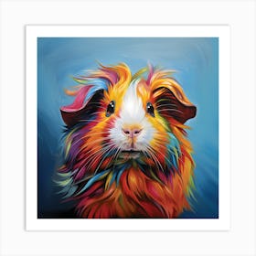 Vibrant Guinea Pig Art Print