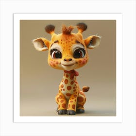 Giraffe 84 Art Print