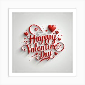 Happy Valentine'S Day 3 Art Print