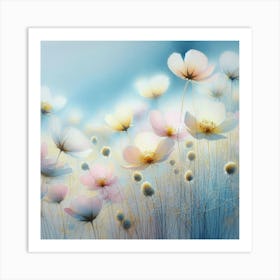 Flowers In The Meadow Art Print