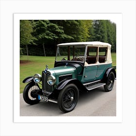 Vintage Car 1 Art Print