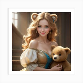 Teddy Bear Art Print