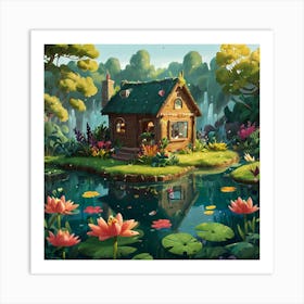 House In The Forest 3 Art Print