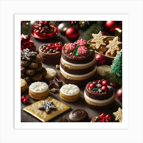 Christmas Cookies 4 Art Print