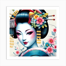 Geisha 14 Art Print