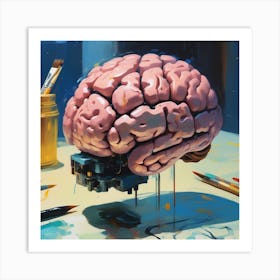 Brain Painting 1 Art Print