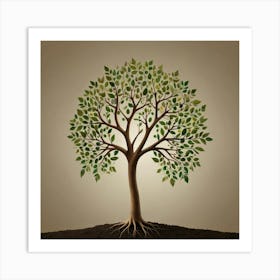 Tree Stock Videos & Royalty-Free Footage Art Print