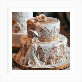 Wedding Cake 6 Art Print