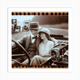 Dating Automotive Style-1928 ~Reimagined 25 Art Print