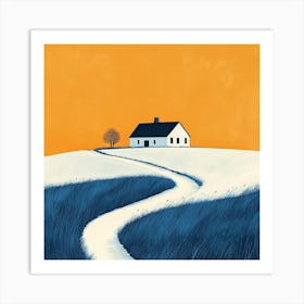 House In The Snow 9 Art Print