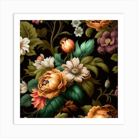 Floral Pattern Art Print