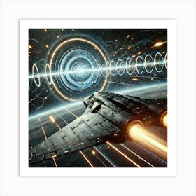 Emp Disruptors Raven Class Stealth Fighter Art Print