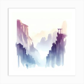 Asian Landscape Painting 12 Art Print