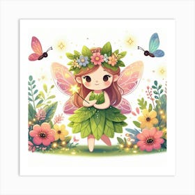 Illustration Fairy 11 Art Print