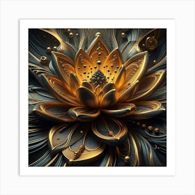 Lotus Flower 124 Art Print