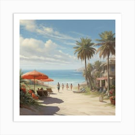 Beach 2 Art Print