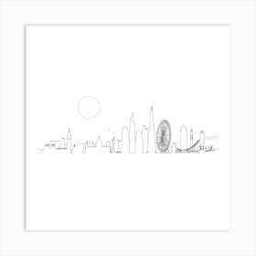 London Skyline Art Print