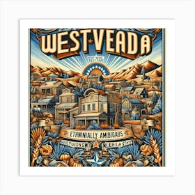 West Vegas Poster Art Print