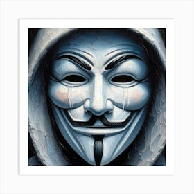 Anonymous Mask Art Print