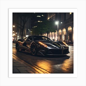 Ferrari F8 Art Print