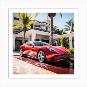 Ferrari California Art Print