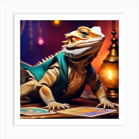 Tarot Dragon Art Print