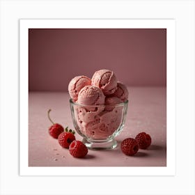 Ice Cream In A Bowl 2 Art Print