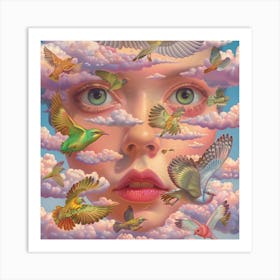 'Clouds' Art Print