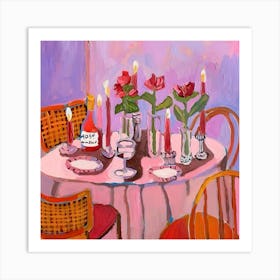 Table Setting 1 Art Print