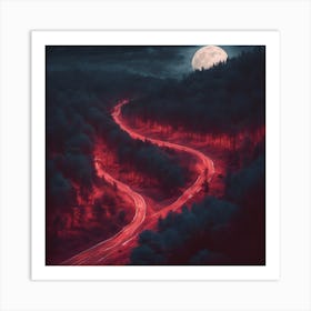 The Red Road Art Print